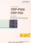 Okuma-Okuma OSP-P200 and OSP-P20 MacMan, Control Use and Maintenance Manual 2007-OSP-P20-OSP-P200-01
